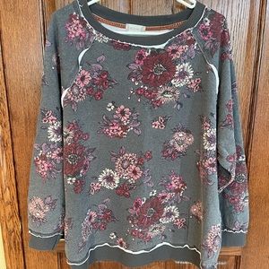 Fall Floral Sweatshirt